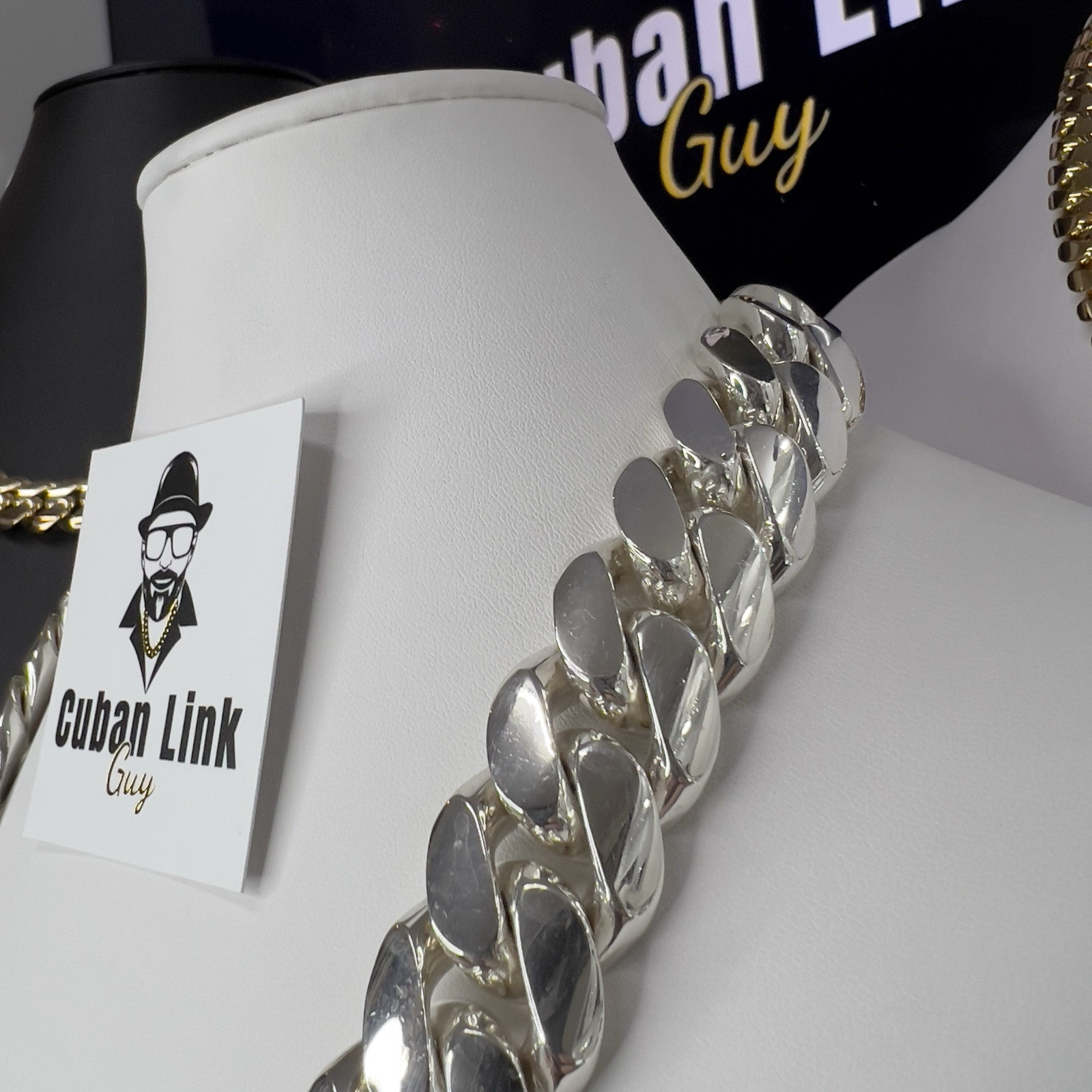 Miami Cuban Links – Handmade, Real 950 Silver, Tight Links – Necklace, Bracelet