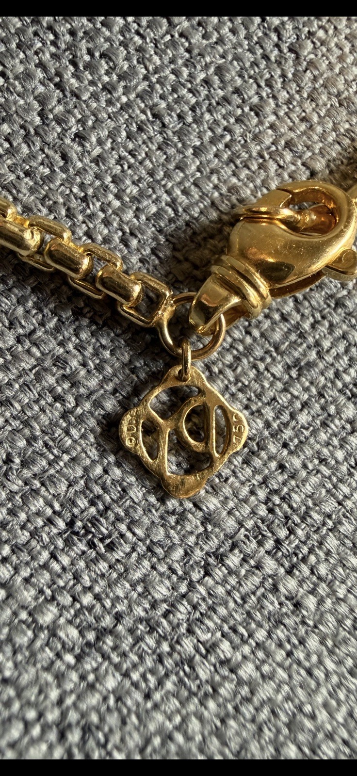 David Yurman 18k (750) 2.7mm 22in, 29 Grams Yellow Gold
