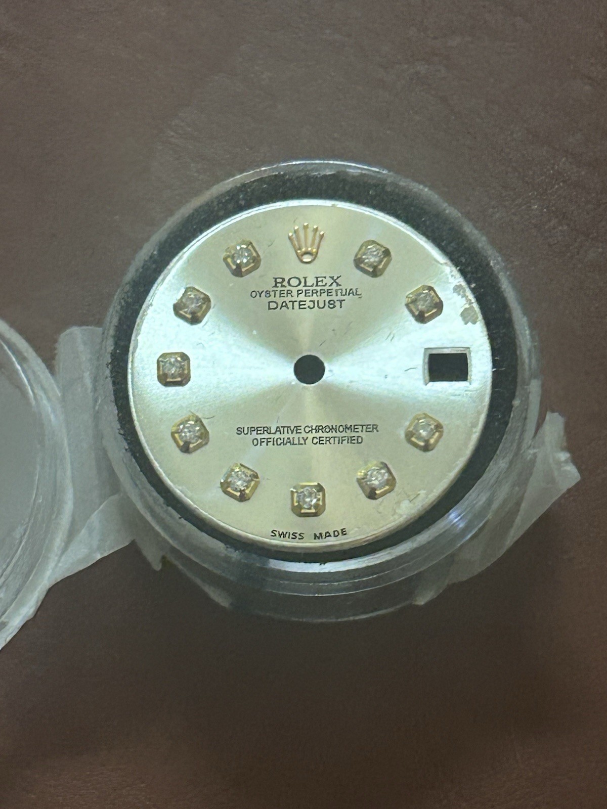Rolex Midsize 31mm Datejust Custom Silver Diamond Dial PREOWNED