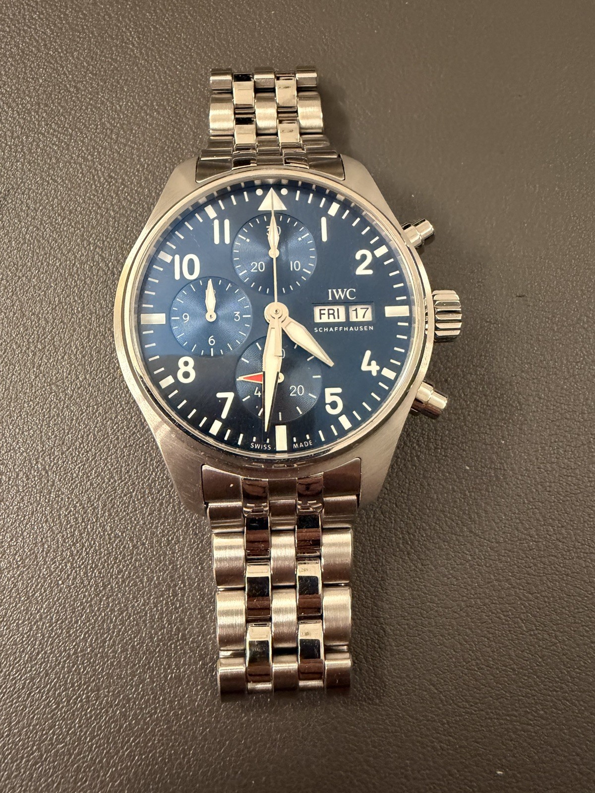IWC Pilot’s Watch Chronograph IW388102 41mm Box Papers Extra Straps