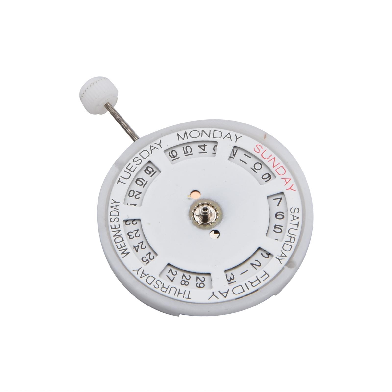 Metal Dual Calendar Day Date Automatic 2813 8205 Watch Movement Accuracy Jewels