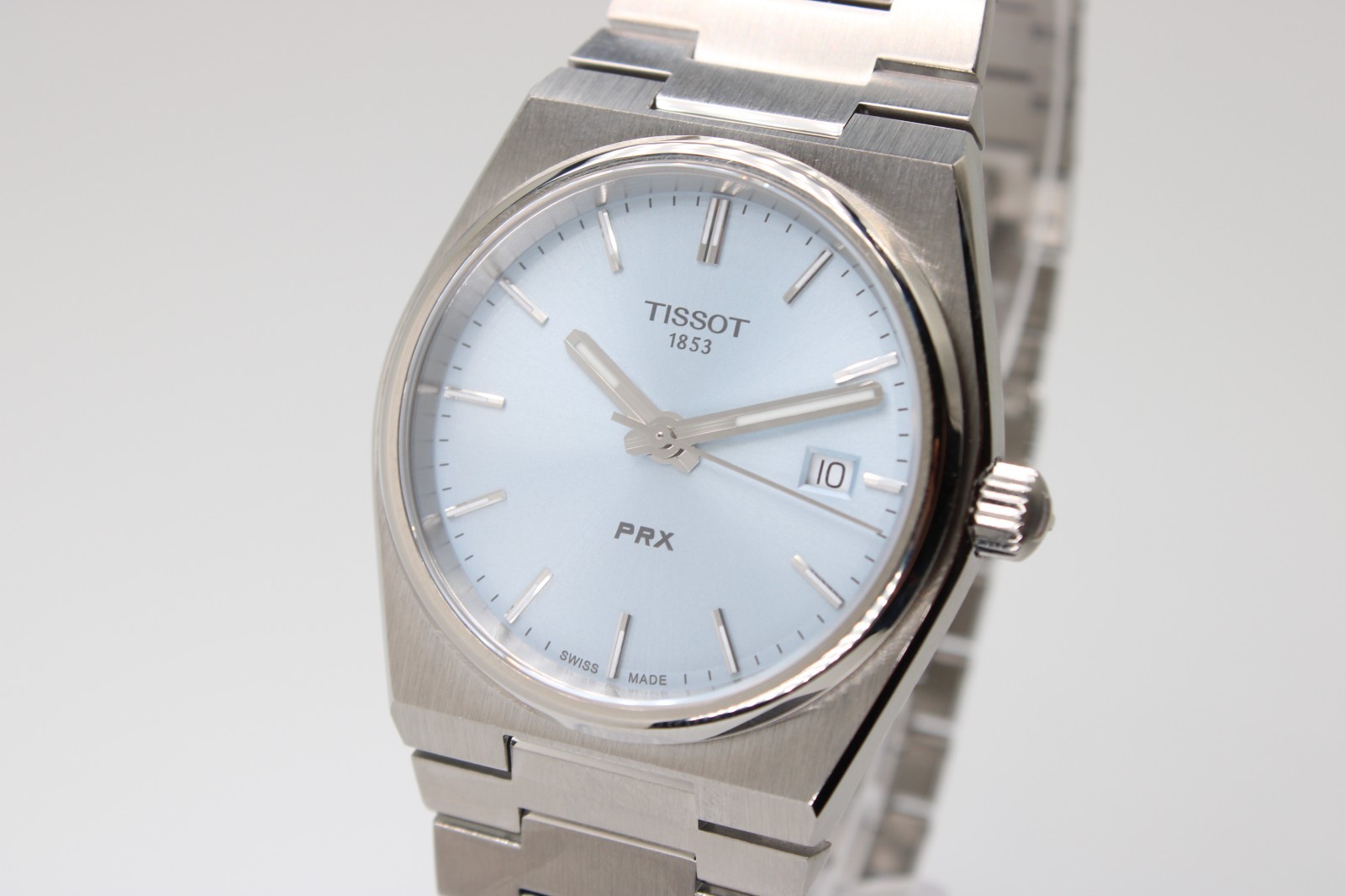 TISSOT PRX T137.210.11.351.00 Quartz Light blue Dial Unisex Watch 35mm