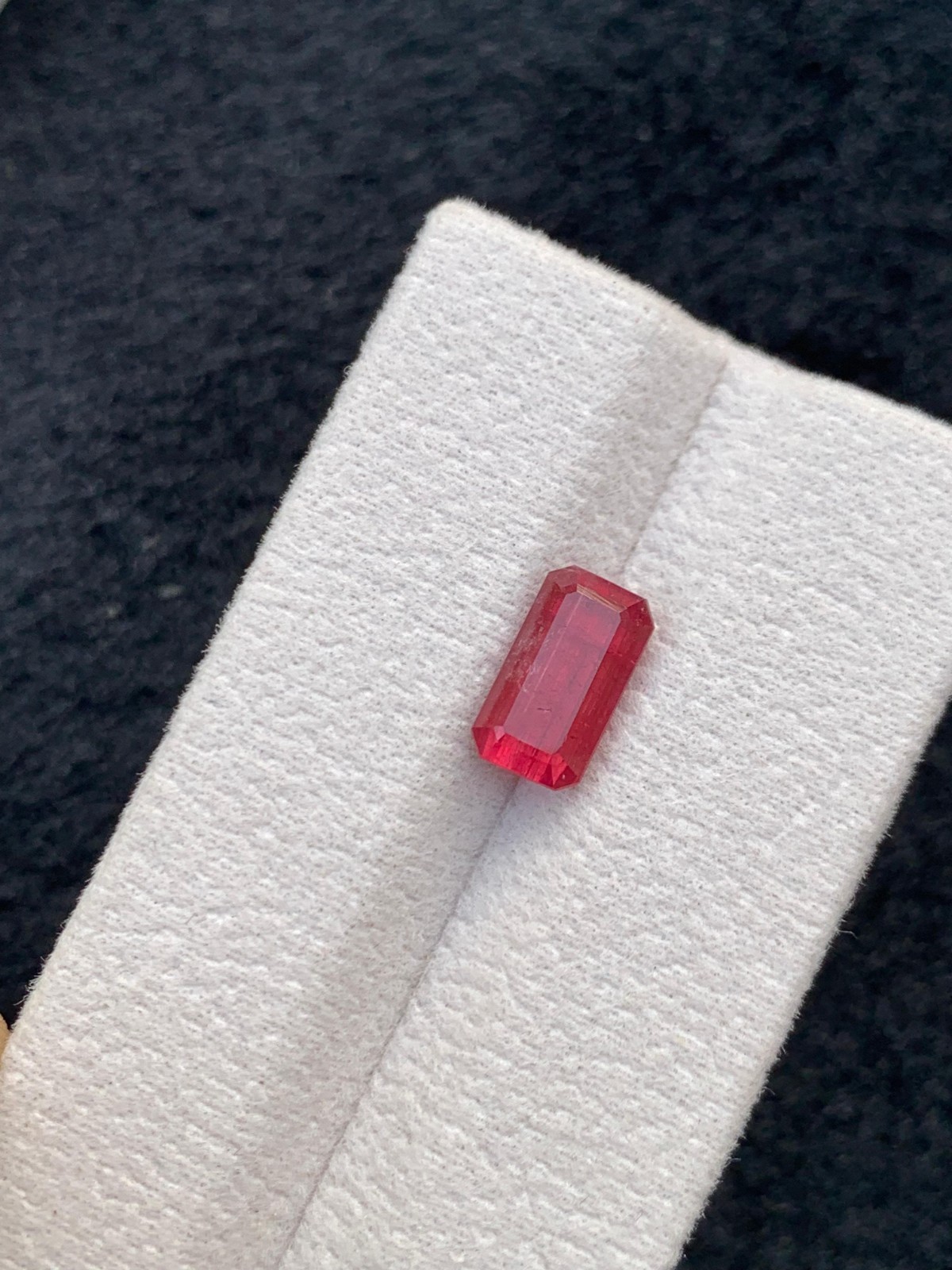 Natural Rubellite Tourmaline Afghanistan 2.70 Ct Unheated Untreated 10×5.5mm