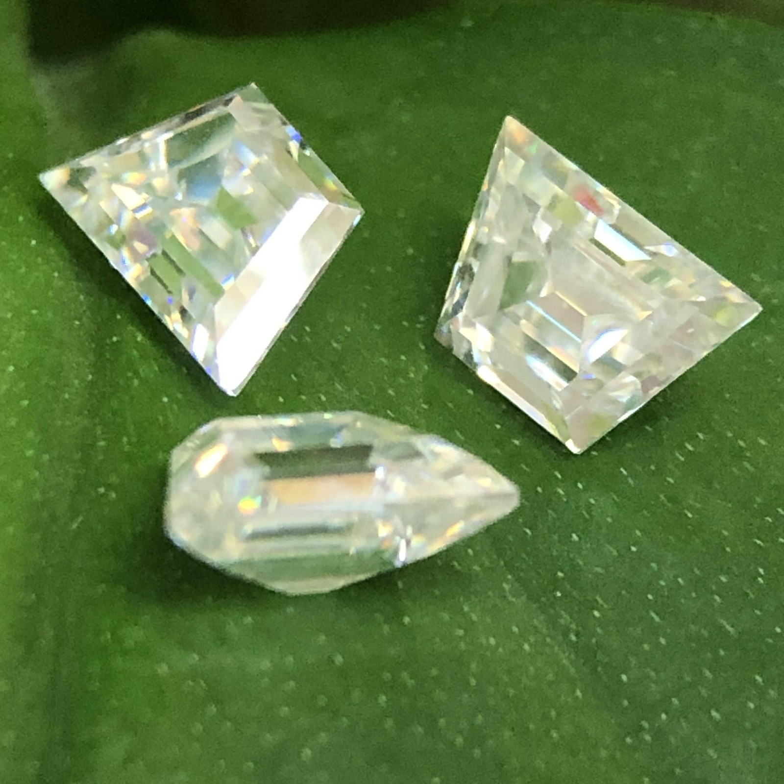 Factory Directly Rare Trapezoid Cut D Color Moissanite Loose GRA for DIY Jewelry