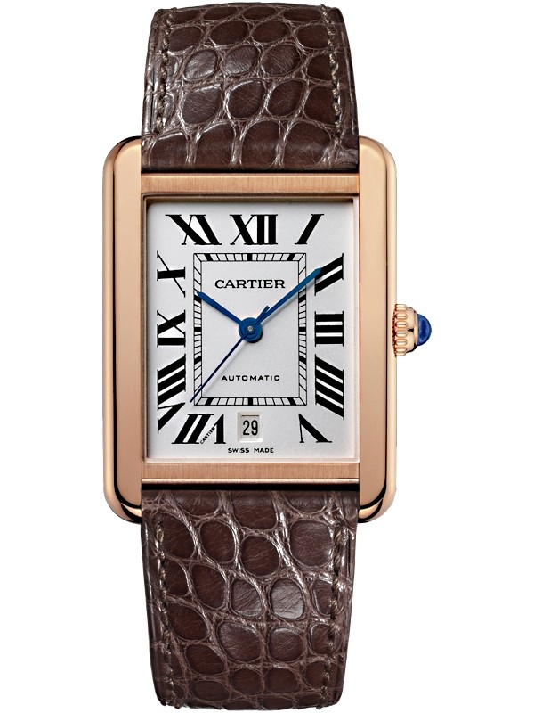 Cartier Tank Solo 41x31mm W5200026 18K Rose Gold Unisex Watch