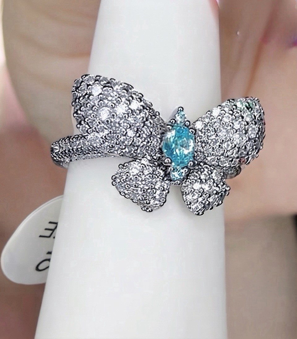 Bomb Party OG Size 5 Butterfly Ring On Hematite *Read Description