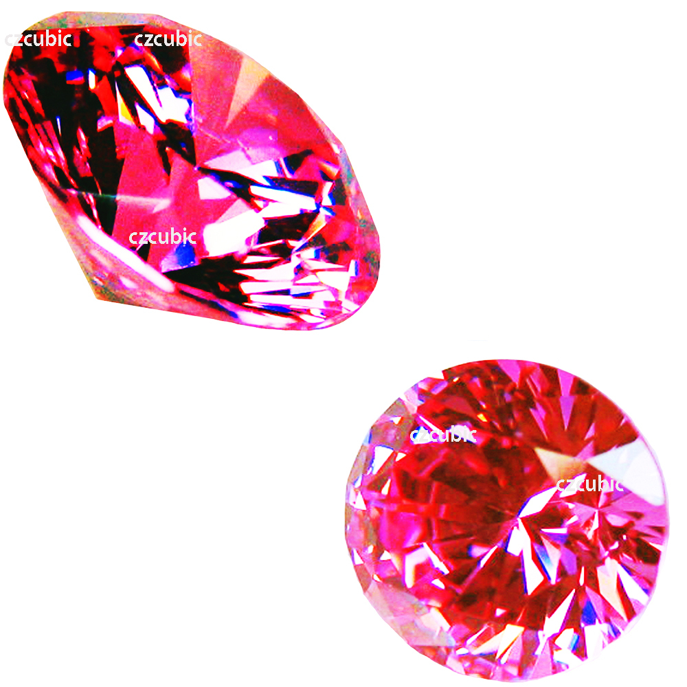 PINK CUBIC ZIRCONIA 3.00 MM to 5.00 MM ROUND WHOLESALE CZ AAAAA QUALITY U.S