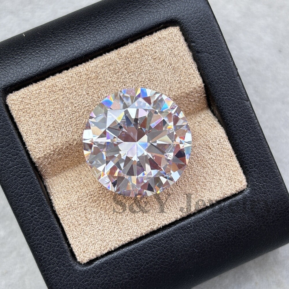 Factory Wholesale Price Top Quality 1000pcs Round Cut White Loose Cubic Zirconia