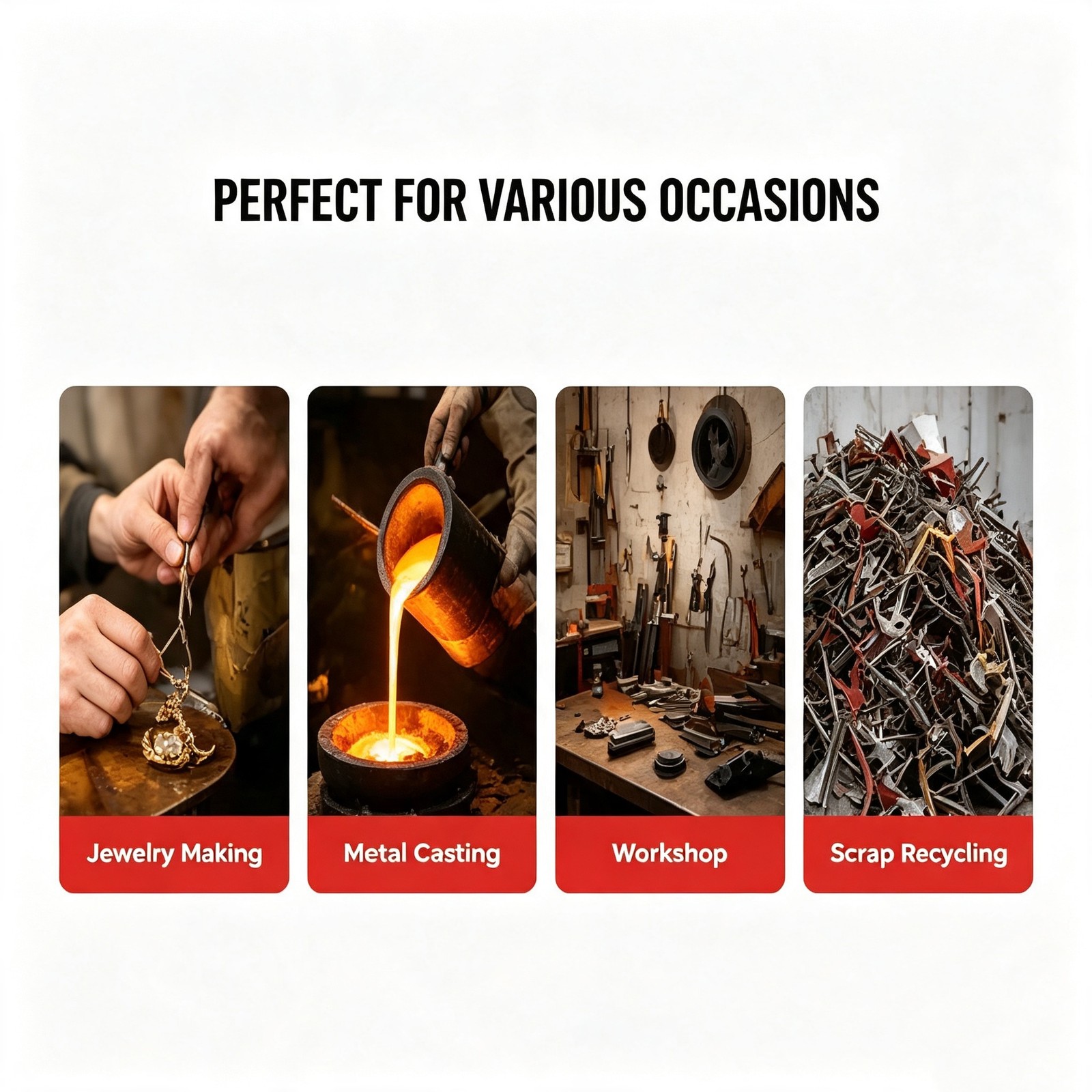 Electric Metal Melting Furnace 110V Gold Silver Smelting Machine 3KG 5KG Kit