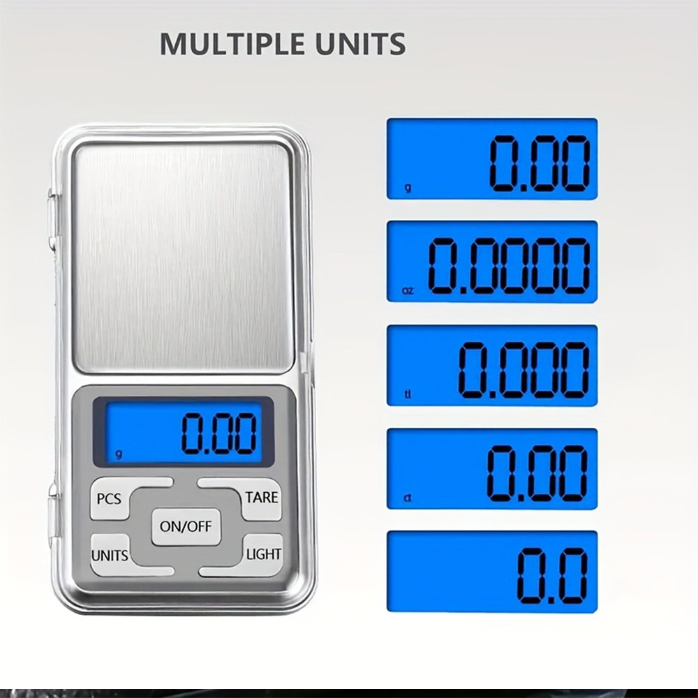 Mini Digital Pocket Scale 200g 0.01g Jewelry Kitchen Precision Weight Scale USA
