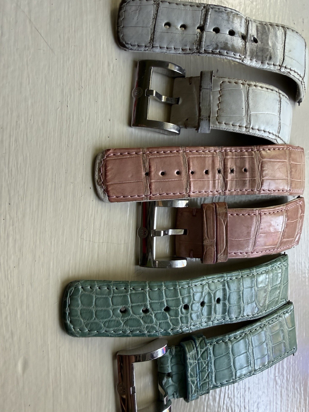 Authentic Michele Diamond Watch With Michele Bands New Battery
