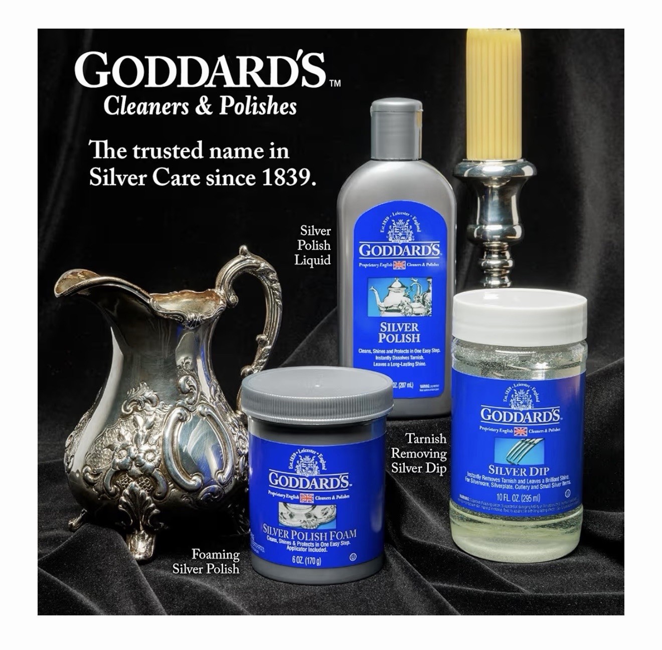 Goddard’s Silver Cleaner Dip – Silver Jewelry Cleaner Solution for Filigree M…