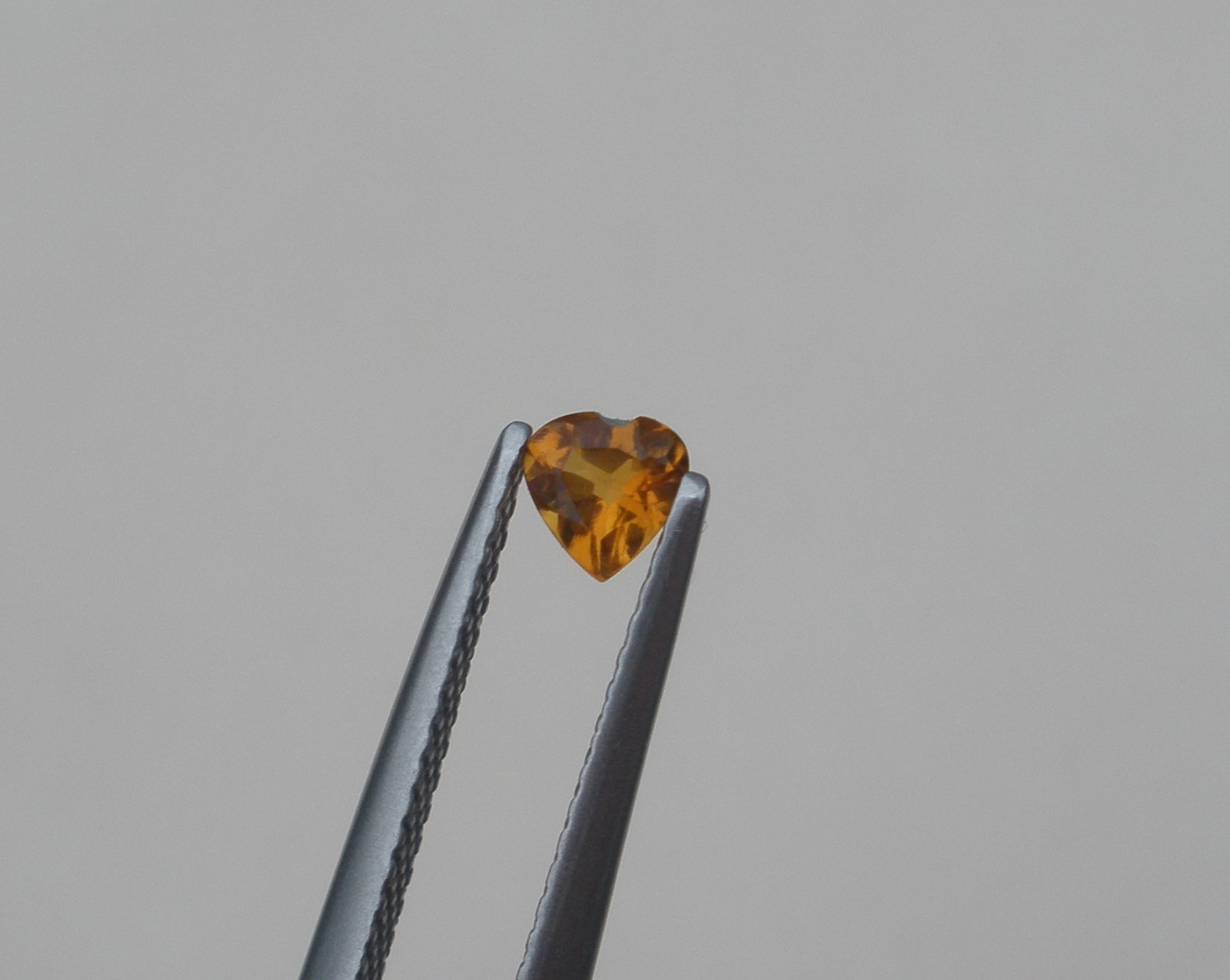 Citrine Heart Natural Loose Gem 4mm