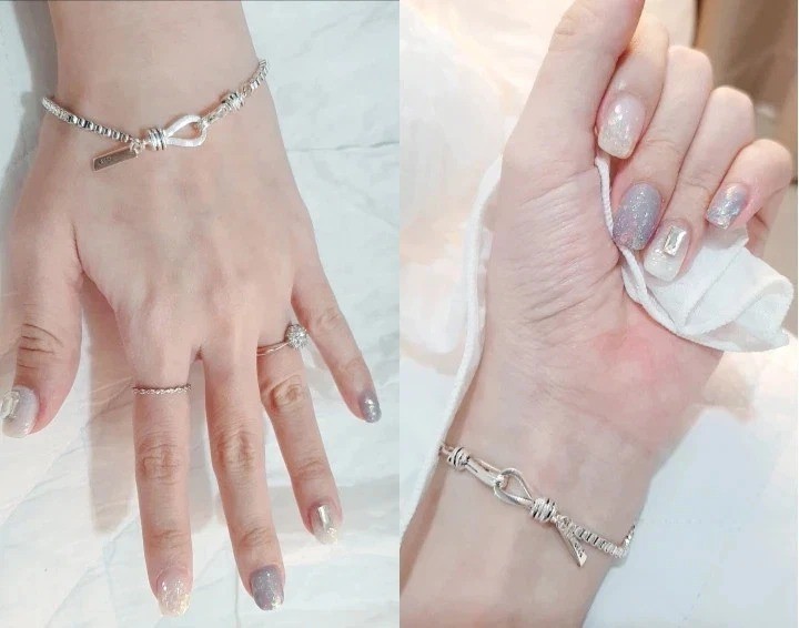 Women s 925 Sterling Silver Beads Handmade Retro, Geometric Bracelet Gift