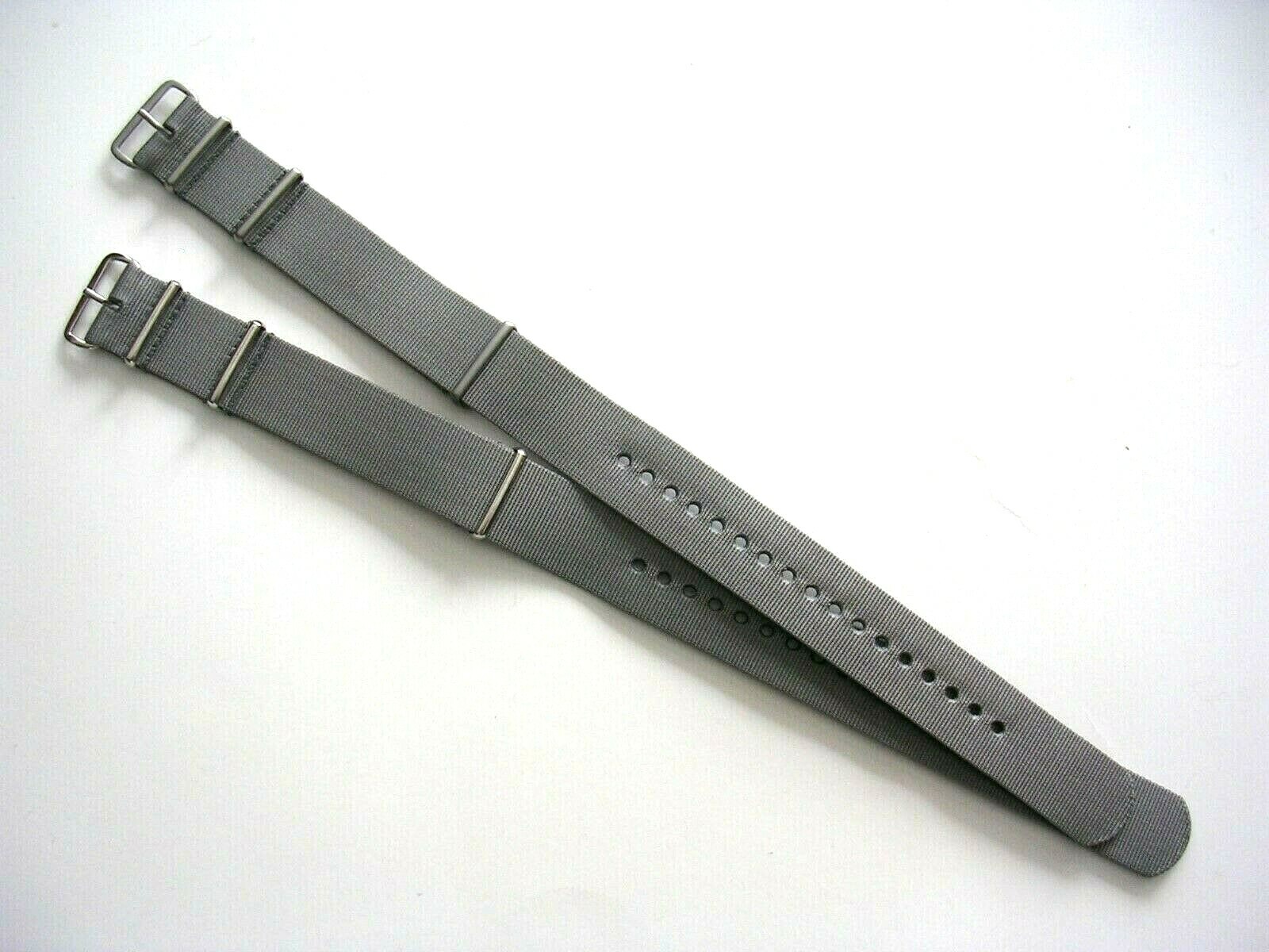 Grey NATO G10 strap Ballistic nylon military Mil Spec MoD watch band USA seller
