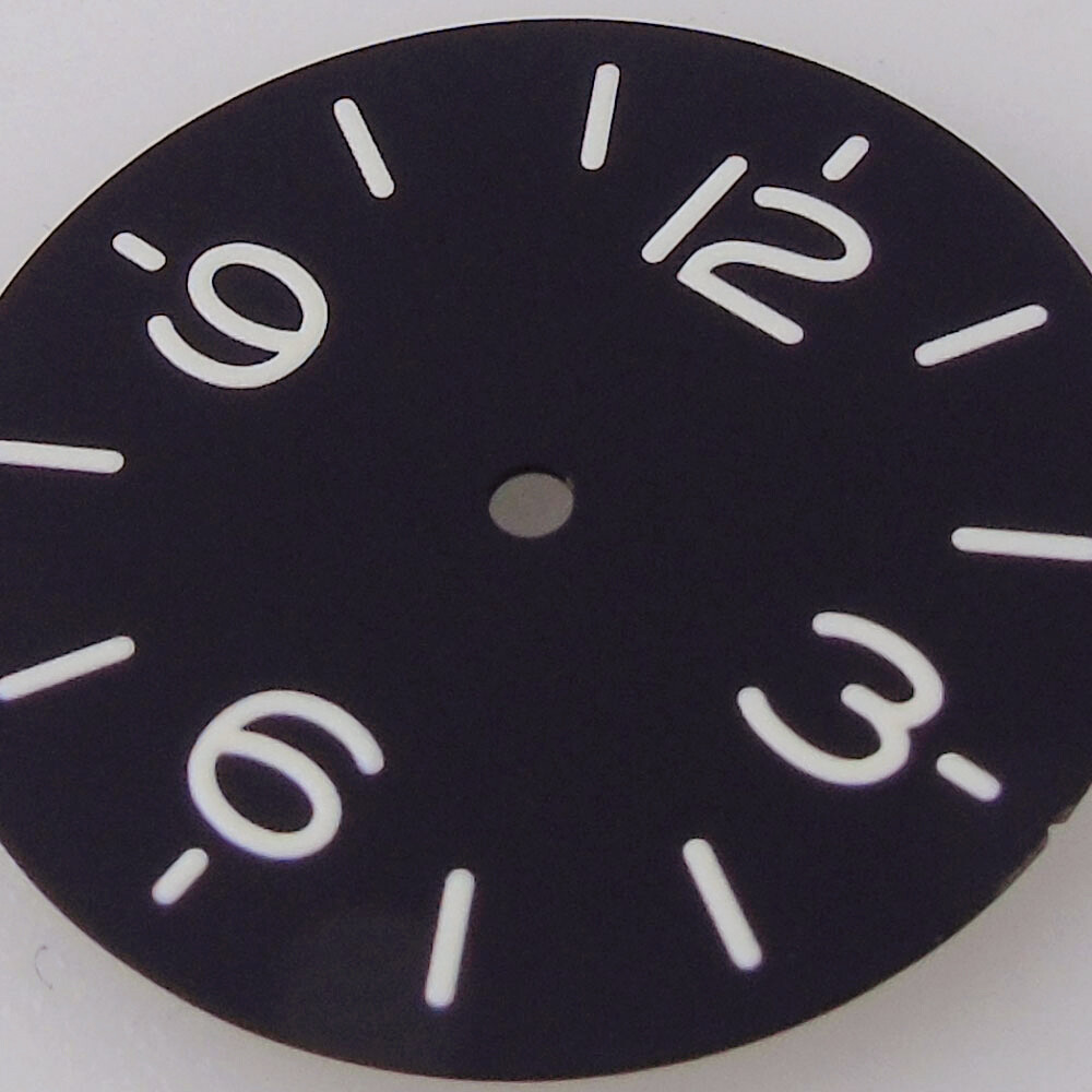 29mm Fit NH35 NH36 PT5000 2824 Black Watch Dial Set Watch Parts Accessories New