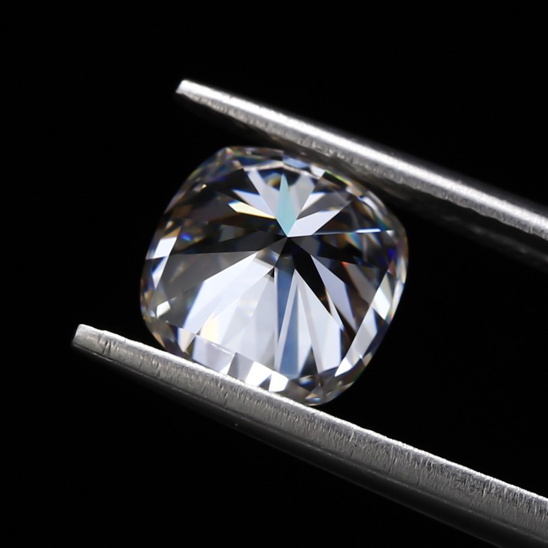 US 0.1-10ct Cushion Cut D Color Moissanite Loose VVS1 GRA Certificate Wholesale