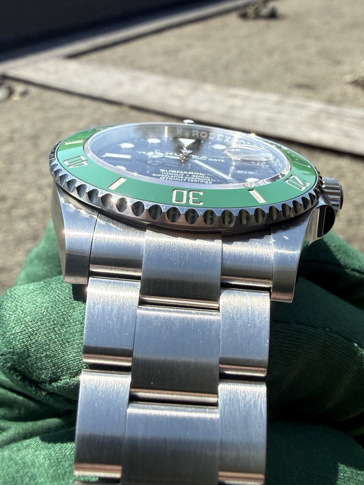 2021 Rolex Submariner Date 41mm Steel “Starbucks” MK1 Green Bezel 126610LV FS