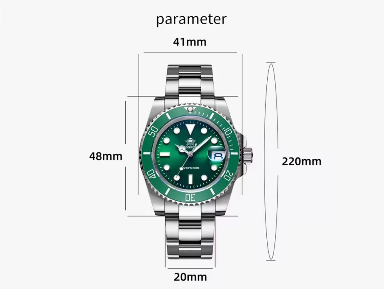 Waterproof Men Watch Stainless Steel Quartz Luminous Classic Business Wristwatch