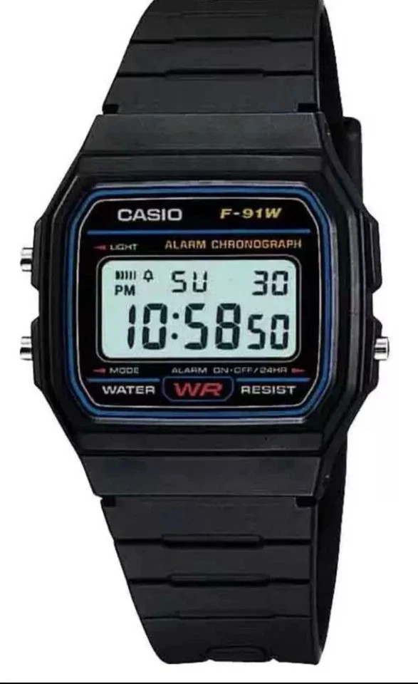 Casio Vintage Watch Retro F91W Unisex Watches New With Box