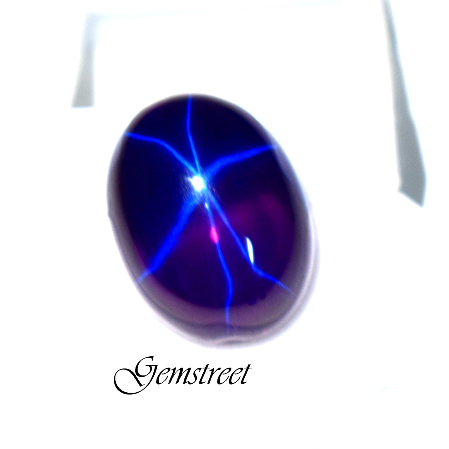 Ceylon Purple Star Sapphire 27.10 Ct 6 Ray Cabochon Cut Certified Loose Gemstone