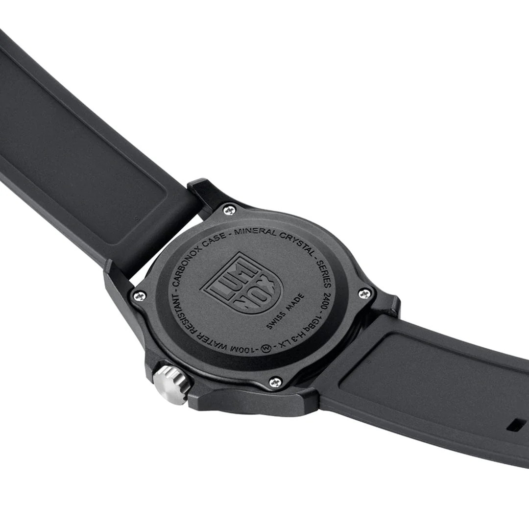 Luminox X2.2401 PATAGONIA CARBONOX 2400 Series 43mm black PU Men’s Watch NEW