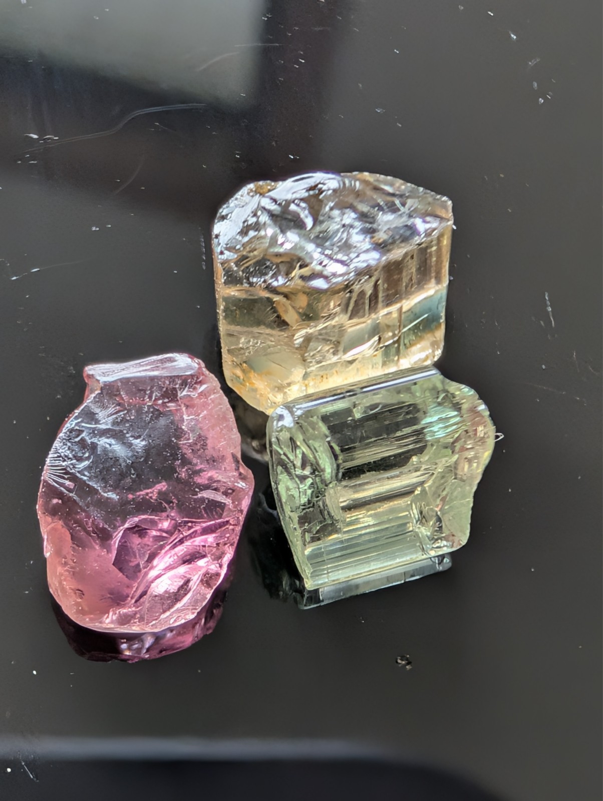 USA seller 9.50 ct IF Flawless CONGO tourmaline facet rough gemstone