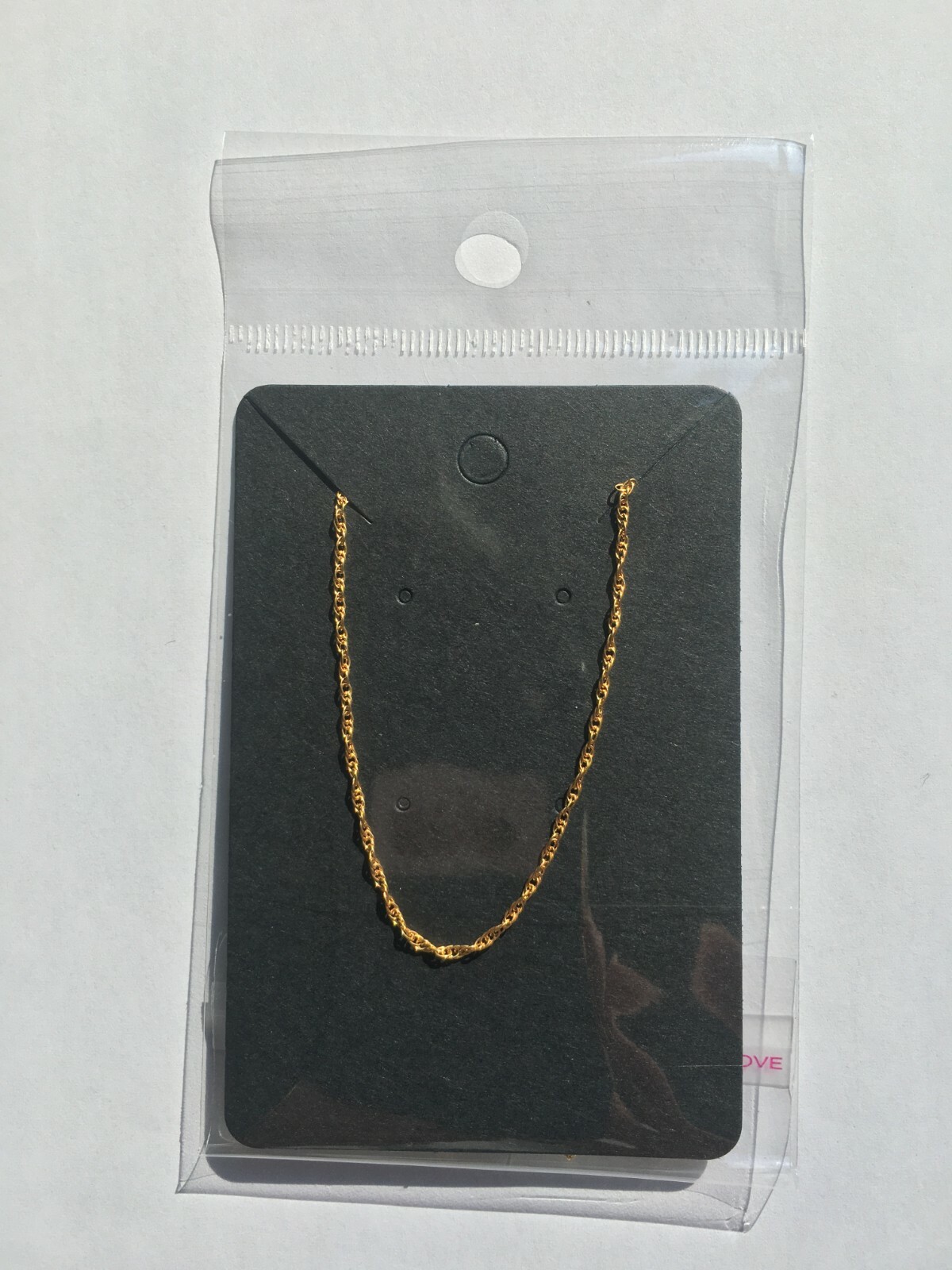 Women’s Yellow 12K Gold Filled Rope Type Necklace 15″ Fine Chain GF Jewelry