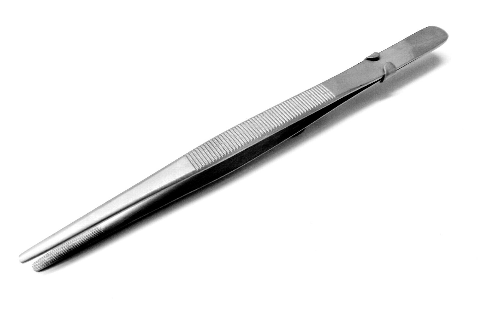 Diamond Tweezers Large Blunt Tip XXL Slide Locking for Colored Gemstones Beads