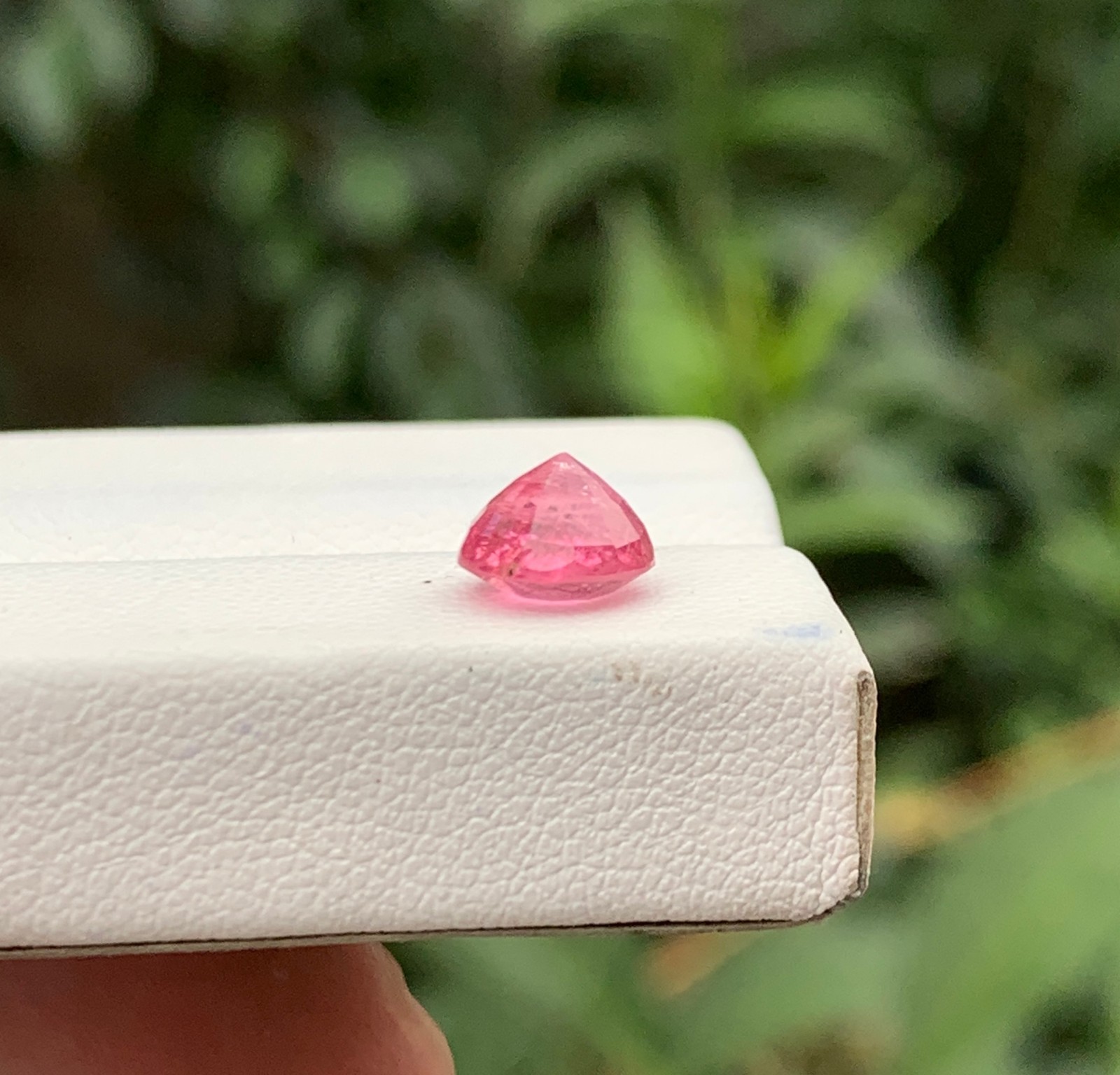 Pink Afghan Tourmaline 1.43ct Oval Cut Loose Gemstone Slightly Included 7 mm