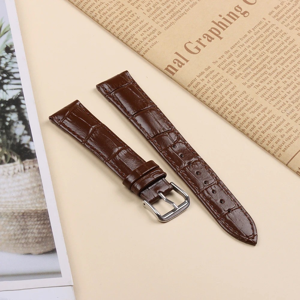 Crocodile Leather Watch Band Men Genuine Crocodile Watch Strap Quick Release