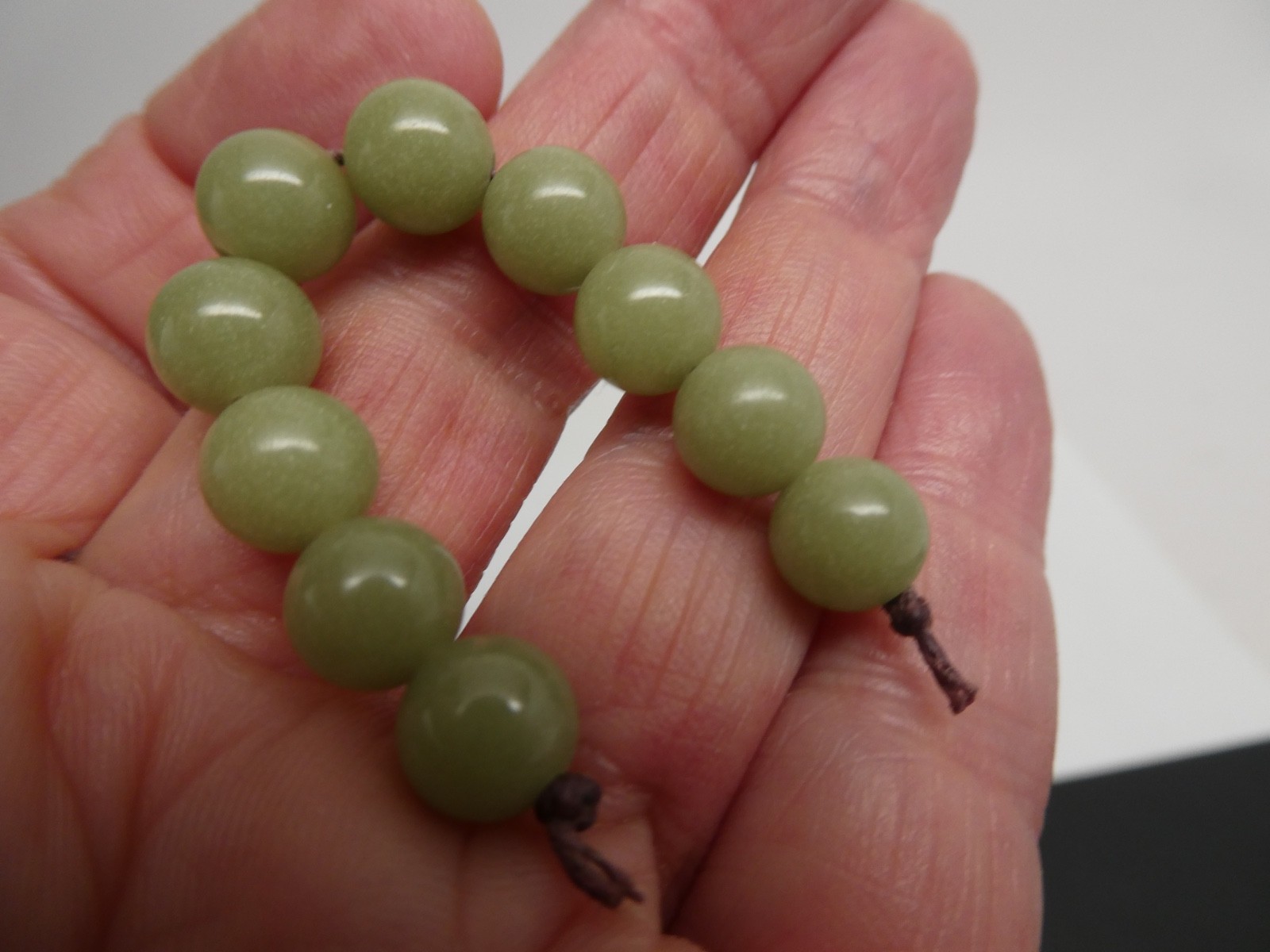 Green Phosphorescent Glow in The Dark Modern Ye Ming Zhu 10 Pieces Of 8mm Beads