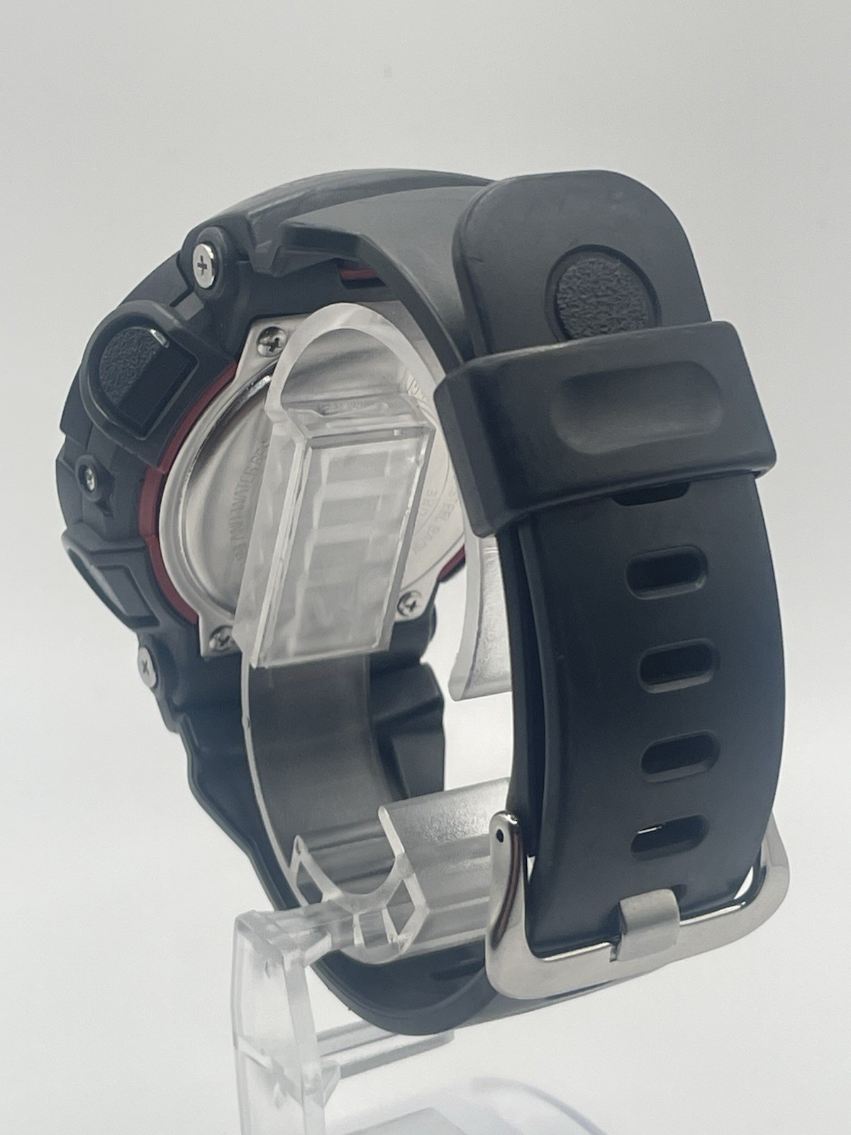 Casio G-Shock GA-500 5478 Black Red New Battery Gasket Greased Serviced Boxed