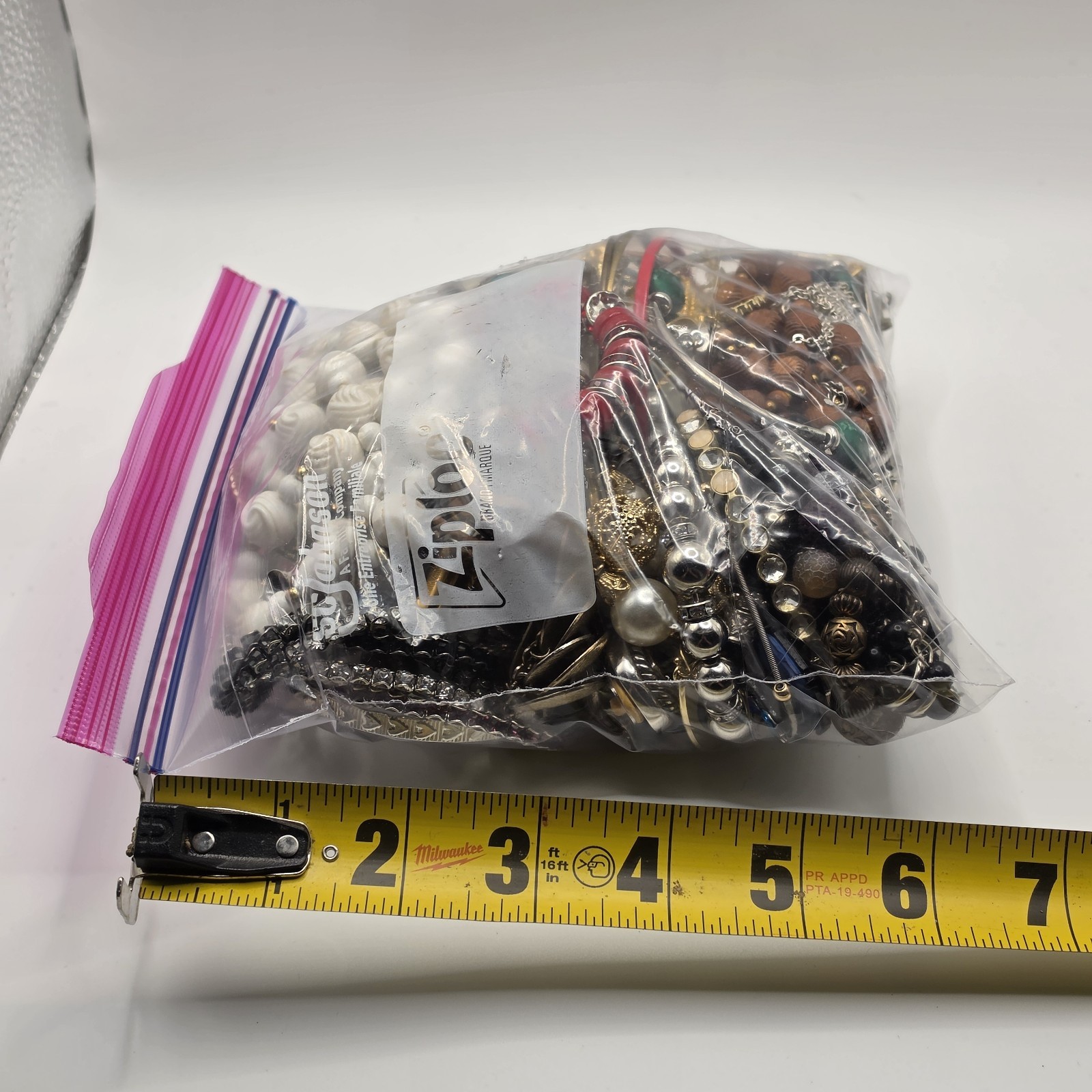 Bag Old Unsearched Jewelry Lot Vintage Estate Find Junk Drawer Aprox 4lbs