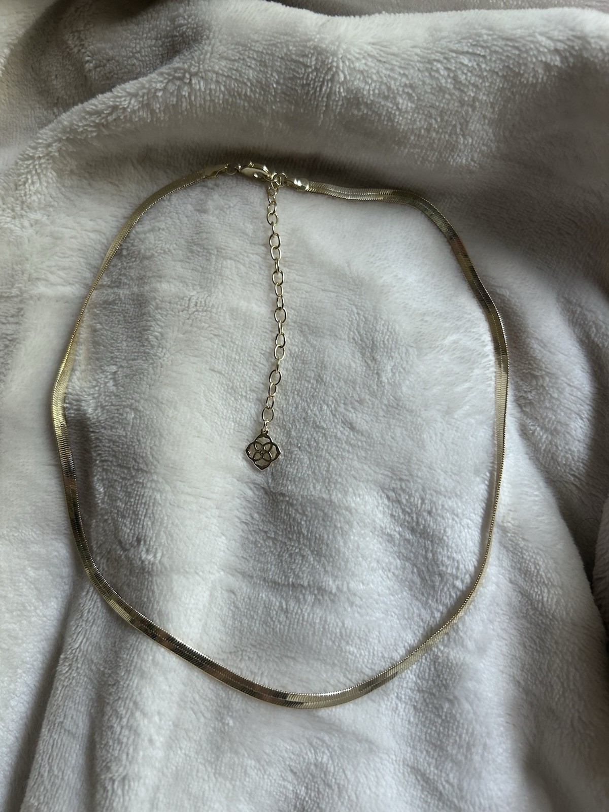 BRAND NEW Kendra Scott Herringbone Chain Necklace in 18k Gold Vermeilgold