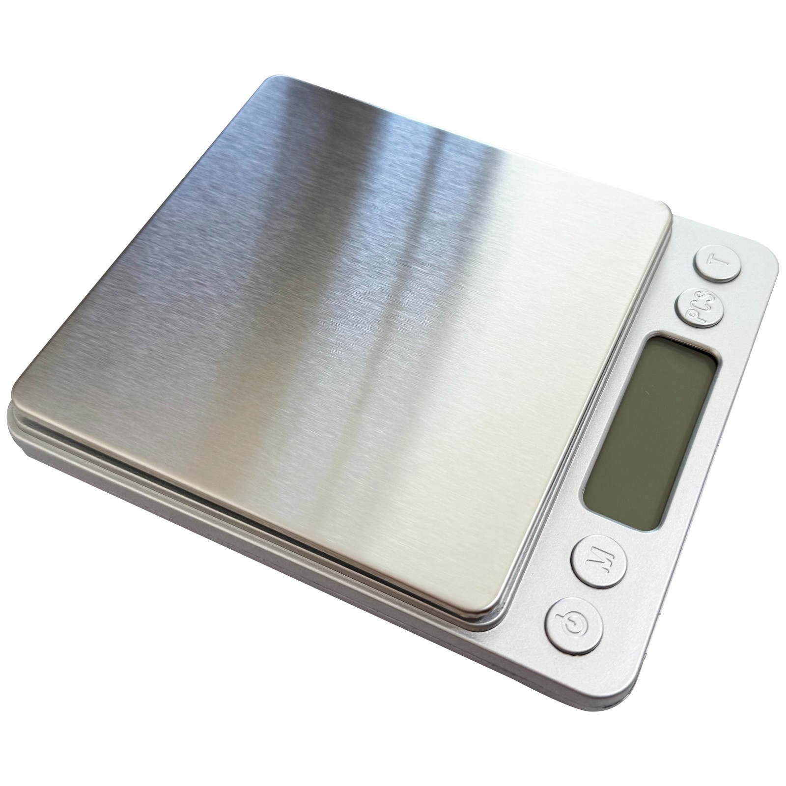 Digital Gram Jewelry Scale 2000g x 0.1g Stainless steel platform Silver base