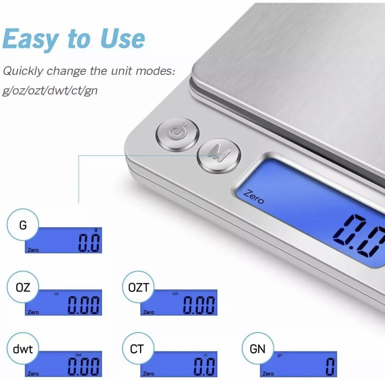 Digital Weighing Scale 0.1 Grams To 3000 Grams. Great For Kitchen And Jewellry