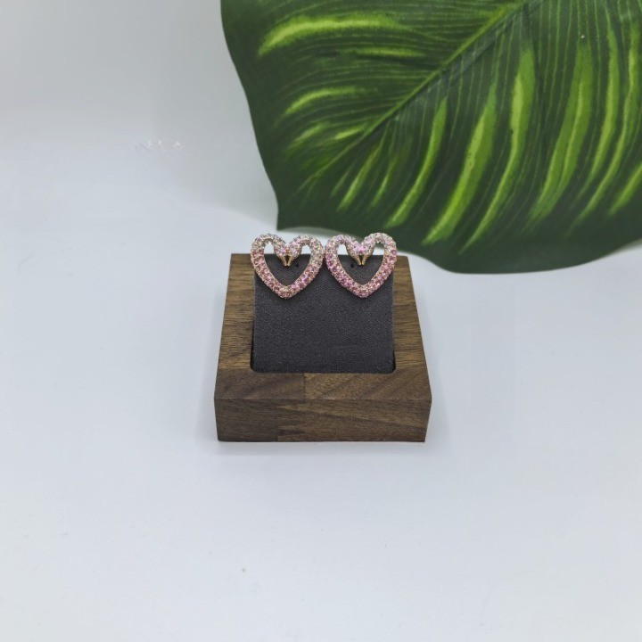 Swarovski double Swan love stud earrings