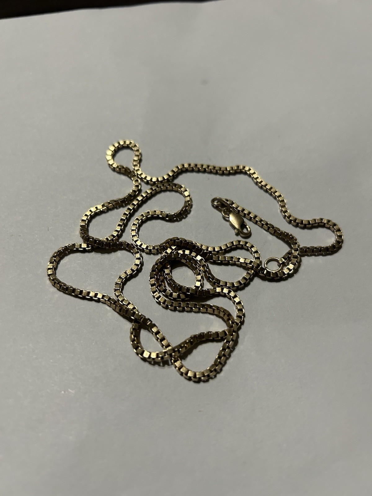 10kt yellow gold 30 inch necklace