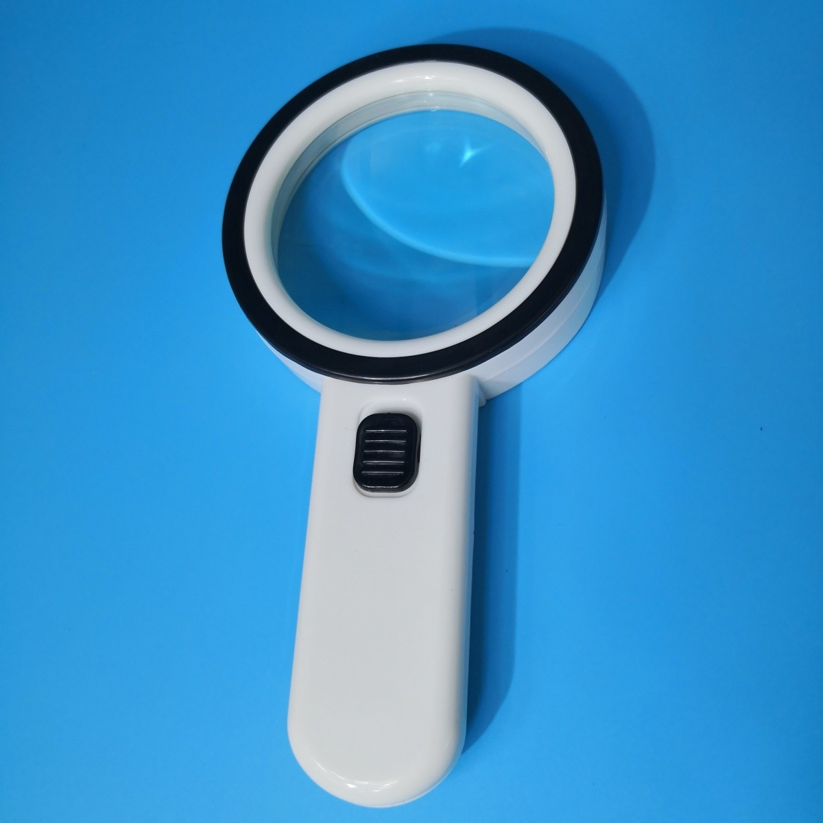 30X Jumbo Handheld Magnifying Glass w/ 12 Bright LED Light Magnifier Illuminated