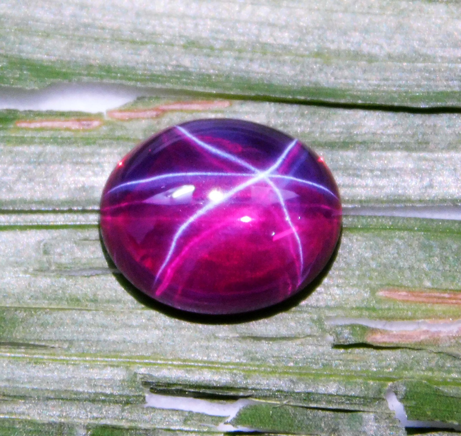 71.15 Ct Natural Red Star Ruby Cabochon Cut CERTIFIED Loose Gemstone 6 Rays