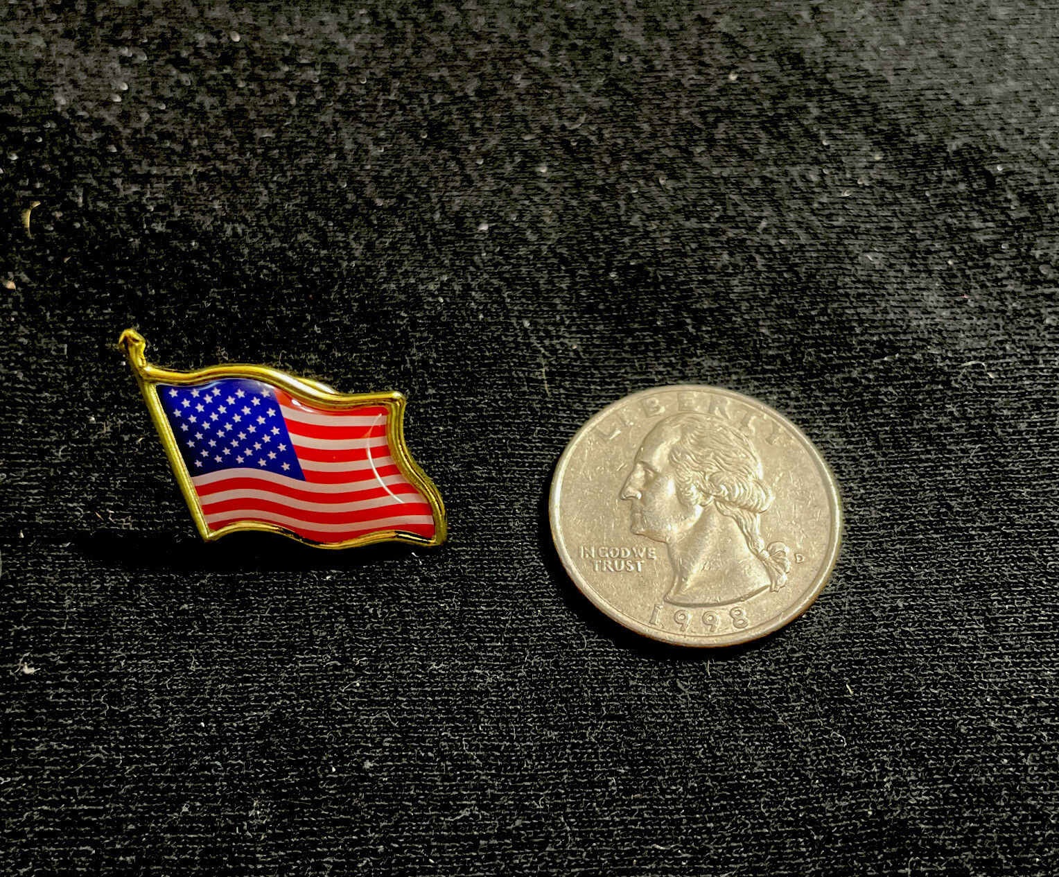 AMERICAN FLAG ENAMEL LAPEL HAT PIN USA US United States TIE TACK BADGE +STICkERS