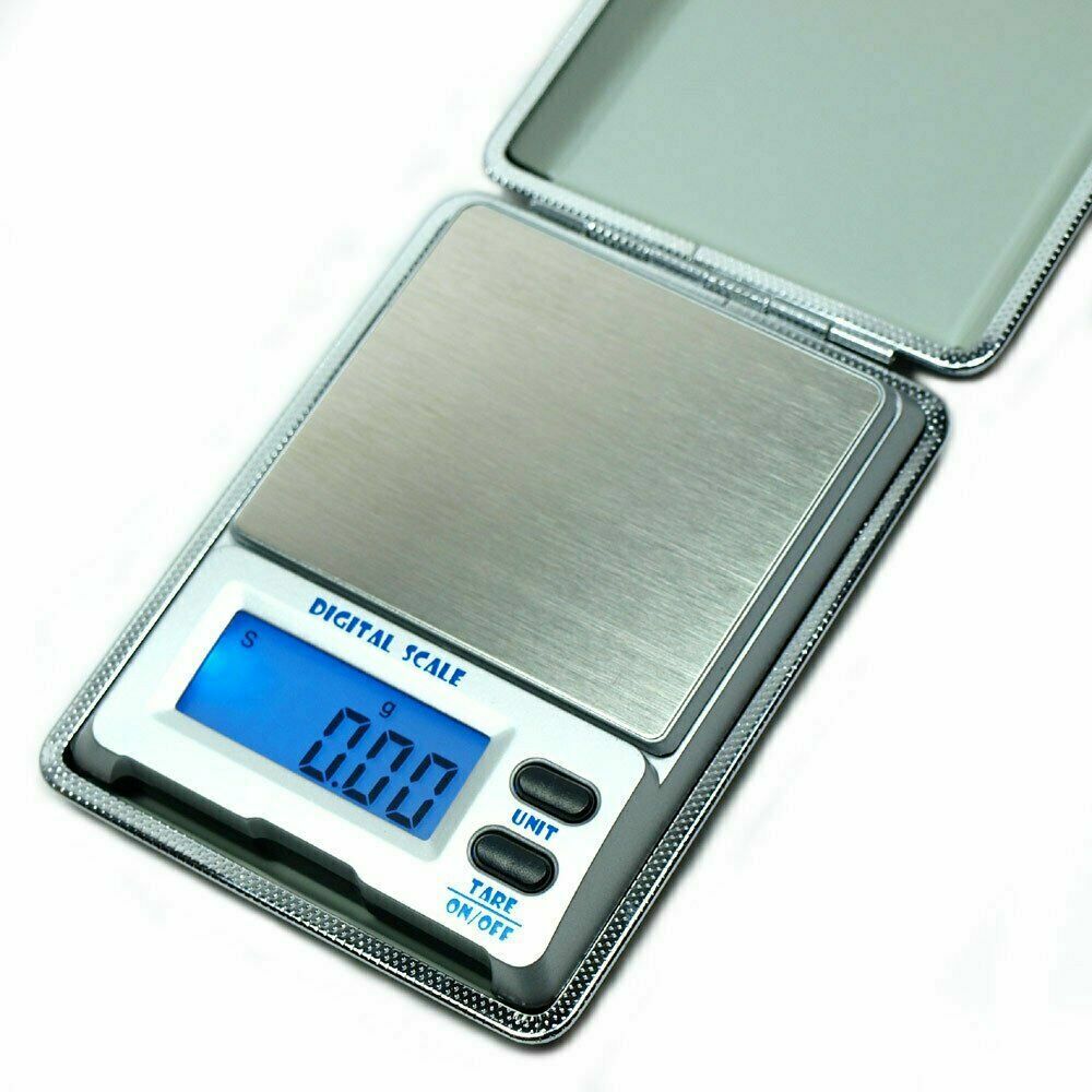 500g x 0.01g Digital Pocket Scale 0.01g Precision Jewelry Scale with Hard Case