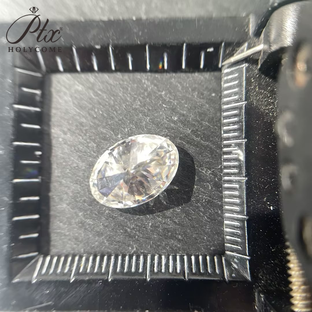 GRA Oval Cut 0.1-10ct D Color VVS1 Loose Moissanite Sparkling for Jewelry Making