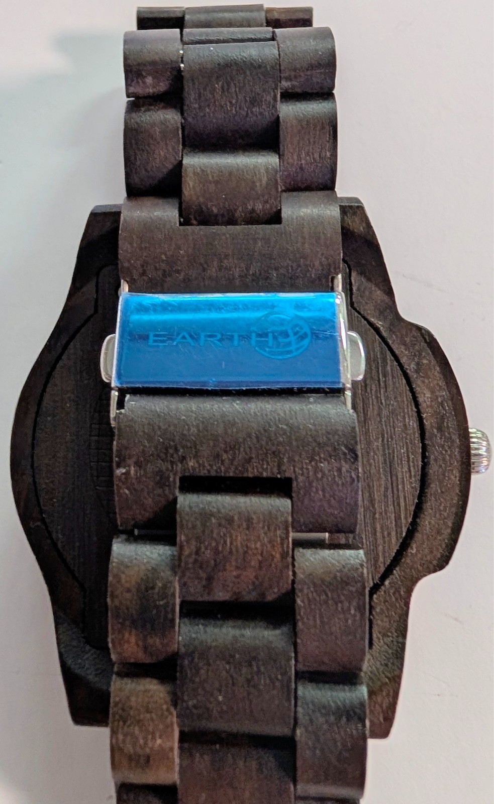 EARTH WOOD Mans Watch COLORED RAINBOW MOSIAC DIAL w.Warranty OFFERS WELCOME