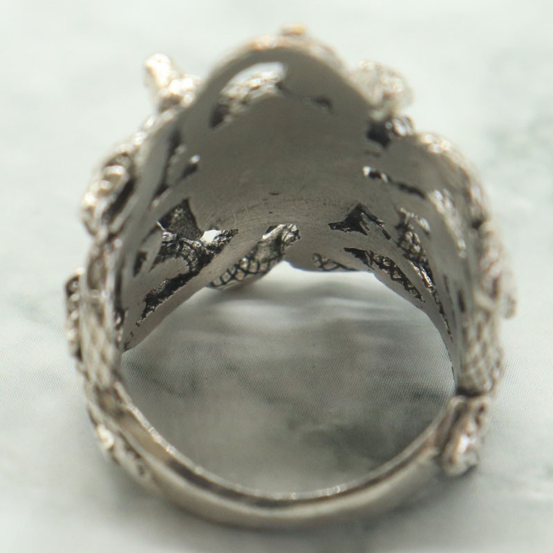 Buy 3 Get 1 Free Medusa Gorgon Head Women Silver Rings Many Size
