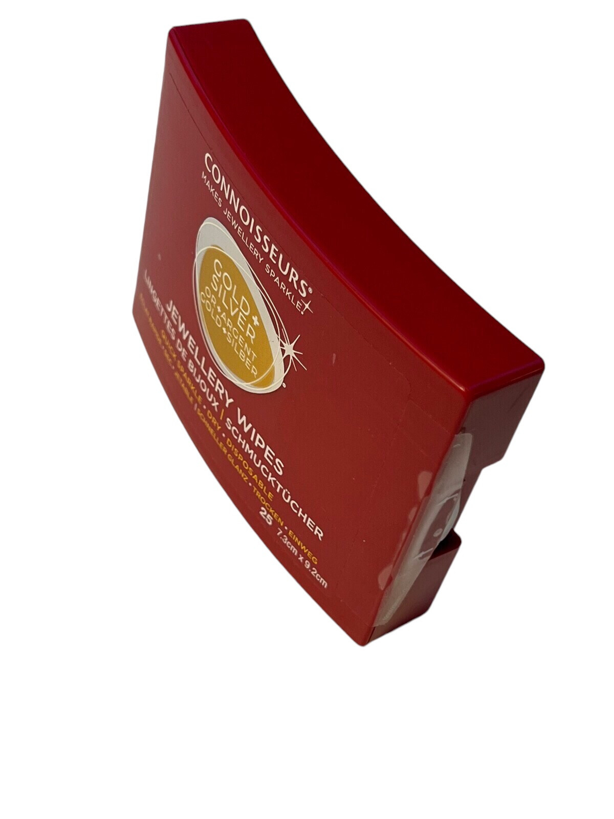 2 PACK: Connoisseurs Jewelry Wipes for Gold & Silver, Total 50 Cleaning Wipes