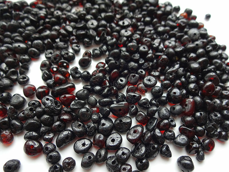 Natural Amber stone drilled 5gr about.100 beads – choose color !!!