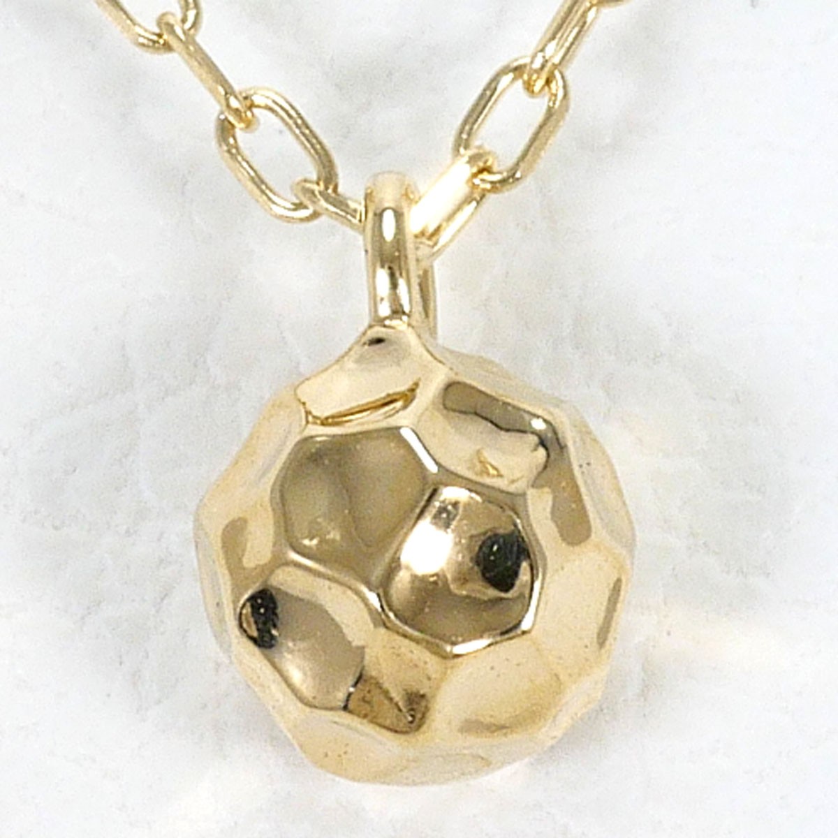 K10 10 gold Necklace 0.9g 40cm Free shipping Used