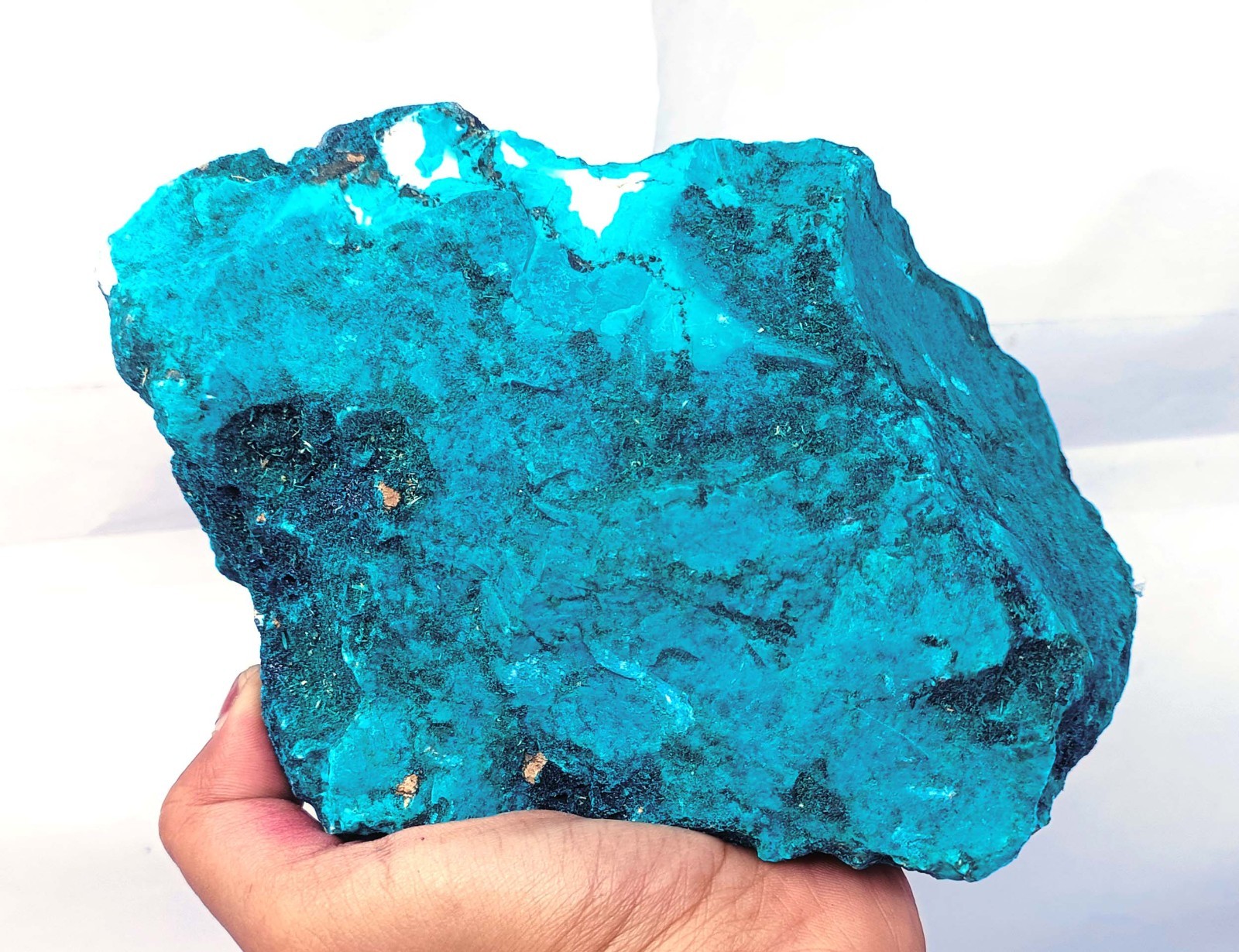 8174.0 Ct Natural Blue Arizona Turquoise Rough Certified Loose Gemstone 6YGY